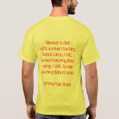 Surviving Marching Band Camp T-shirt (Achterkant)