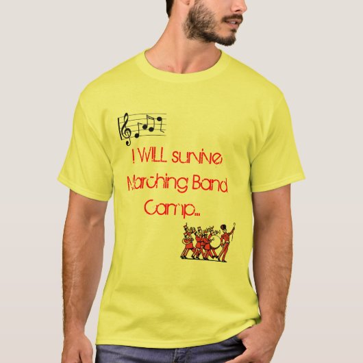 Surviving Marching Band Camp T-shirt (Voorkant)