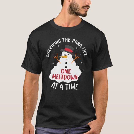 Surviving The Paraprofessional Life One Meltdown A T-shirt (Voorkant)