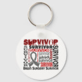 Survivor 10 Brain Chirurgie Sleutelhanger (Voorkant)