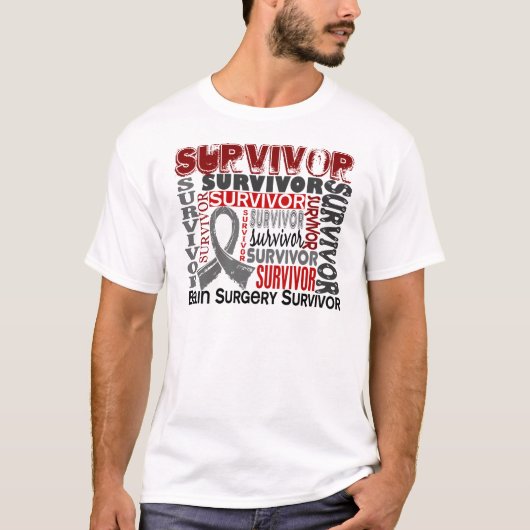 Survivor 10 Brain Chirurgie T-shirt (Voorkant)