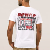 Survivor 10 Brain Chirurgie T-shirt (Achterkant)