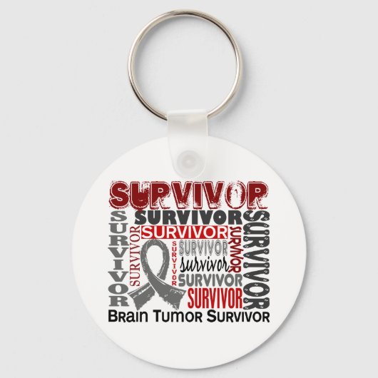 Survivor 10 Brain Tumor Sleutelhanger (Voorkant)