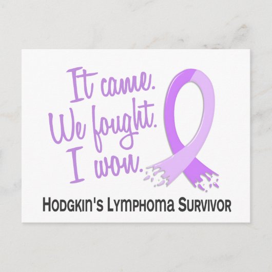 Survivor 11 Hodgkin-lymfoom Briefkaart (Voorkant)