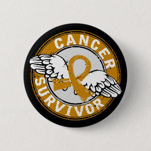 Survivor 14 Aanhangsel Kanker Ronde Button 5,7 Cm