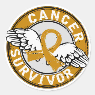Survivor 14 Aanhangsel Kanker Ronde Sticker
