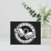 Survivor 14 Brain Cancer Briefkaart (Staand voorkant)