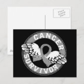 Survivor 14 Brain Cancer Briefkaart (Voorkant / Achterkant)