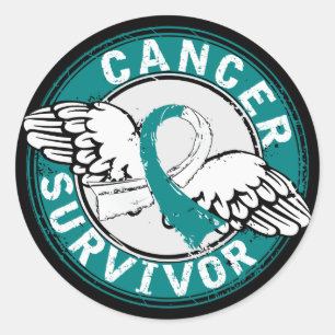 Survivor 14 Cervicale kanker Ronde Sticker