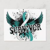 Survivor 16 Cervicale kanker Briefkaart (Voorkant)