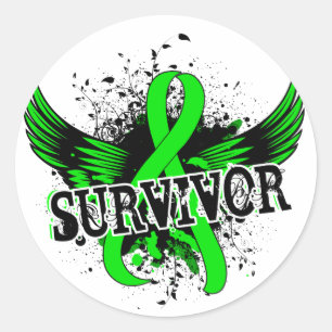 Survivor 16 Non-Hodgkin lymfoom Ronde Sticker