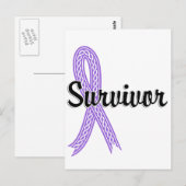 Survivor 17 Lymfoom (Hodgkin) Briefkaart (Voorkant / Achterkant)