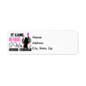 Survivor 22 Borstkanker Etiket (Voorkant)