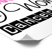 Survivor 22 Borstkanker Poster (Hoek)