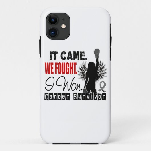 Survivor 22 Brain Cancer Case-Mate iPhone Case (Achterkant)