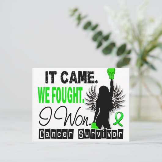 Survivor 22 Non-Hodgkin lymfoom Briefkaart (Staand voorkant)