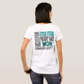 Survivor 4 Cervicale Kanker T-shirt (Achterkant volledig)