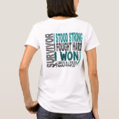 Survivor 4 Cervicale Kanker T-shirt (Achterkant)
