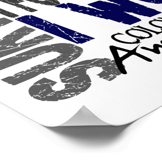 Survivor 4 Colon Cancer Poster (Hoek)