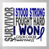 Survivor 4 Colon Cancer Poster (Voorkant)