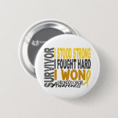 Survivor 4 Kinderkanker Ronde Button 5,7 Cm (Voorkant /achterkant)