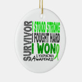 Survivor 4 Lymfoom Keramisch Ornament (Rechts)