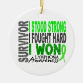 Survivor 4 Lymfoom Keramisch Ornament (Voorkant)