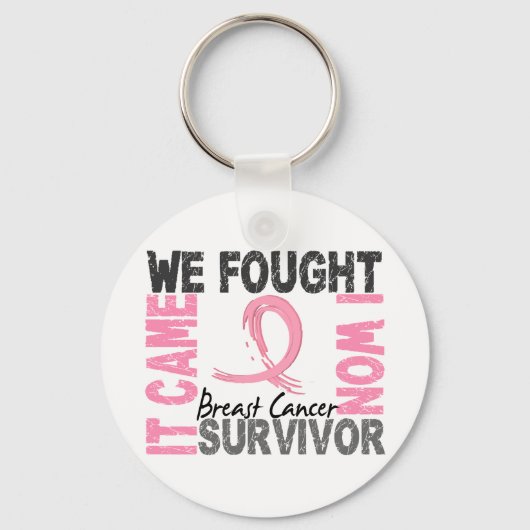 Survivor 5 Borstkanker Sleutelhanger (Voorkant)