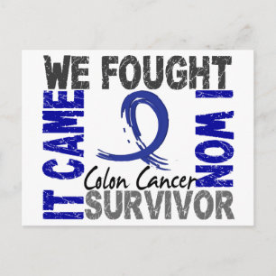 Survivor 5 Colon Cancer Briefkaart