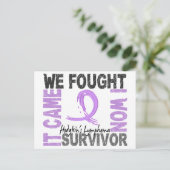 Survivor 5 Hodgkin lymfoom Briefkaart (Staand voorkant)