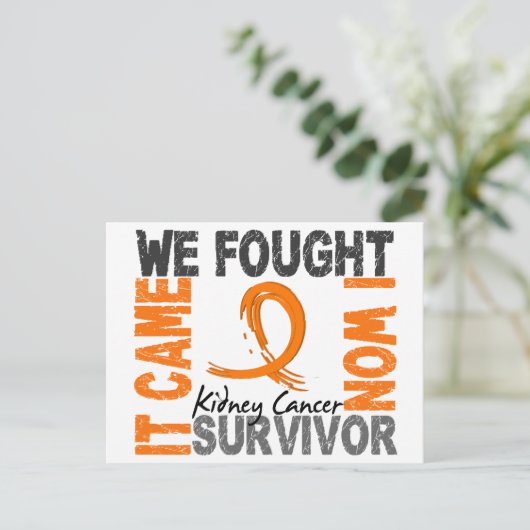 Survivor 5 Nierkanker Briefkaart (Staand voorkant)