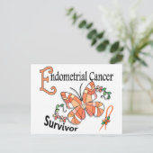 Survivor 6 Endometriumkanker Briefkaart (Staand voorkant)