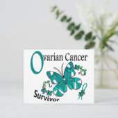 Survivor 6 Ovariumcarcinoom Briefkaart (Staand voorkant)