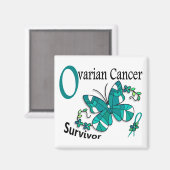 Survivor 6 Ovariumcarcinoom Magneet (Voorkant / Achterkant)