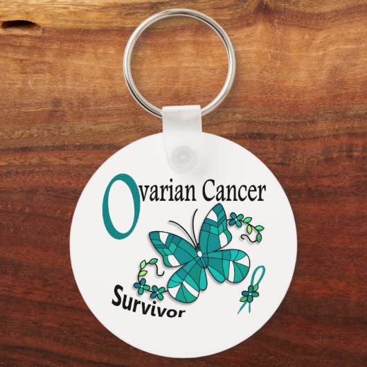 Survivor 6 Ovariumcarcinoom Sleutelhanger (Voorkant)