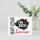 Survivor 7 hartaanval briefkaart (Staand voorkant)