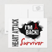 Survivor 7 hartaanval briefkaart (Voorkant / Achterkant)