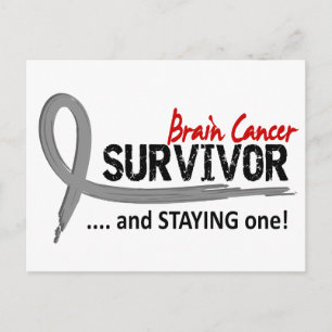 Survivor 8 Brain Cancer Briefkaart