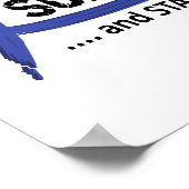 Survivor 8 Colon Cancer Poster (Hoek)