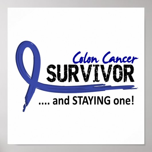 Survivor 8 Colon Cancer Poster (Voorkant)