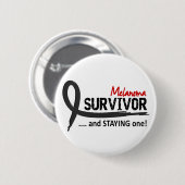 Survivor 8 Melanoma Ronde Button 5,7 Cm (Voorkant /achterkant)