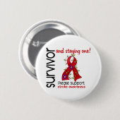 Survivor 9 Stroke Ronde Button 5,7 Cm (Voorkant /achterkant)