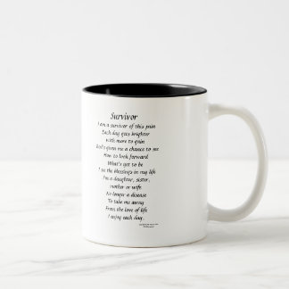 Survivor Afbeelding Tweekleurige Koffiemok