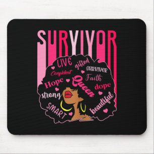 Survivor Black Women Breast Cancer Awareness Black Muismat