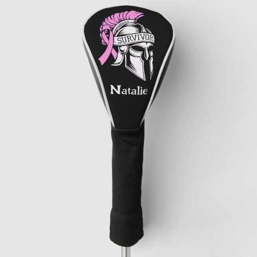 Survivor Borstkanker Golfheadcover (Voorkant)