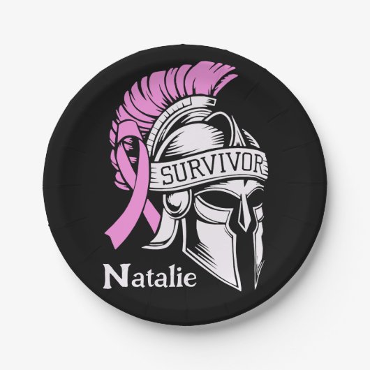 Survivor Borstkanker Papieren Bordje (Voorkant)