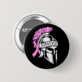 Survivor Borstkanker Ronde Button 5,7 Cm (Voorkant /achterkant)