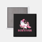 Survivor Breast Cancer Awareness Magneet (Voorkant / Achterkant)