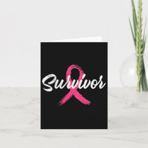 Survivor Breast Cancer T-Shirt Kaart