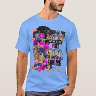 Survivor Breast Kanker Bewustheid Ik ben de Storm  T-shirt